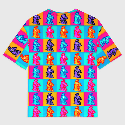 Женская футболка оверсайз Fortnite x Bayern / 3D-принт – фото 2