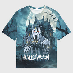Футболка оверсайз женская Дух у замка, цвет: 3D-принт