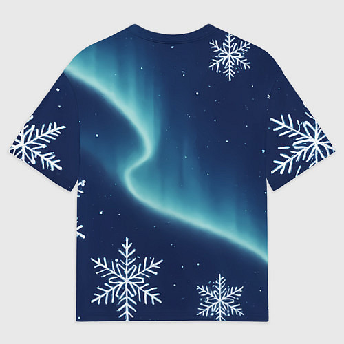 Женская футболка оверсайз С Новым 2026 годом / 3D-принт – фото 2