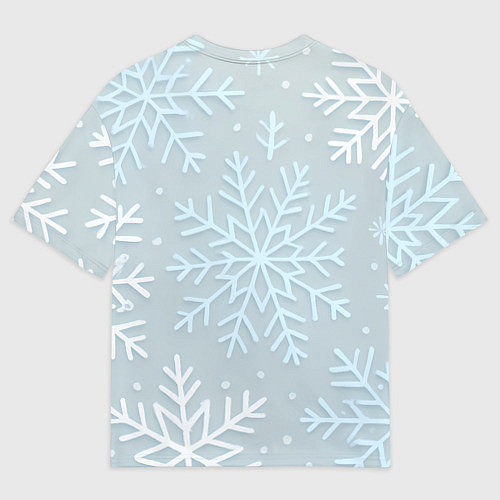 Женская футболка оверсайз С Новым 2026 годом - хвост лошади / 3D-принт – фото 2