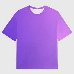 Футболка оверсайз женская The color is purple, цвет: 3D-принт
