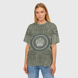 Футболка оверсайз женская Слава богам и предкам нашим, цвет: 3D-принт — фото 2