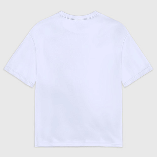 Женская футболка оверсайз Капибара: работаю сутками / 3D-принт – фото 2