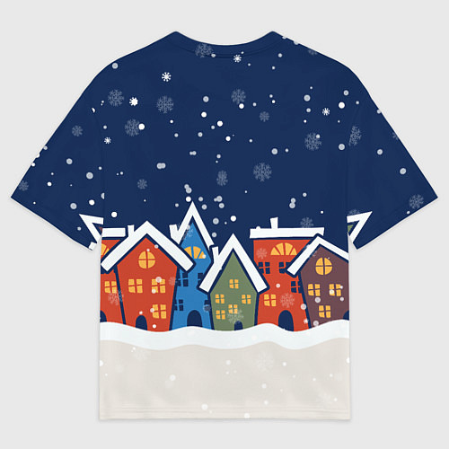 Женская футболка оверсайз Скачем в 2026 - лошадь с балалайкой / 3D-принт – фото 2