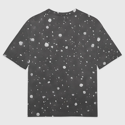 Женская футболка оверсайз Отмечаю как нонь - Новый год / 3D-принт – фото 2