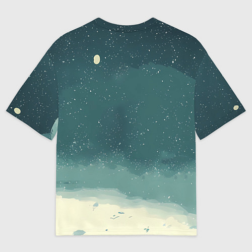 Женская футболка оверсайз Забавная мем - лошадка / 3D-принт – фото 2