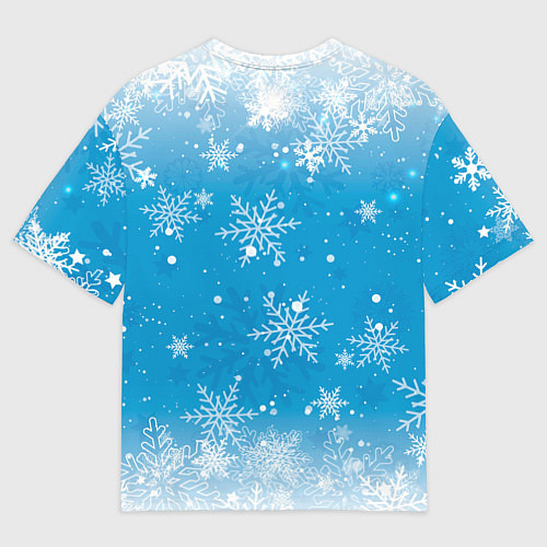 Женская футболка оверсайз Отмечаю как конь 2026 / 3D-принт – фото 2