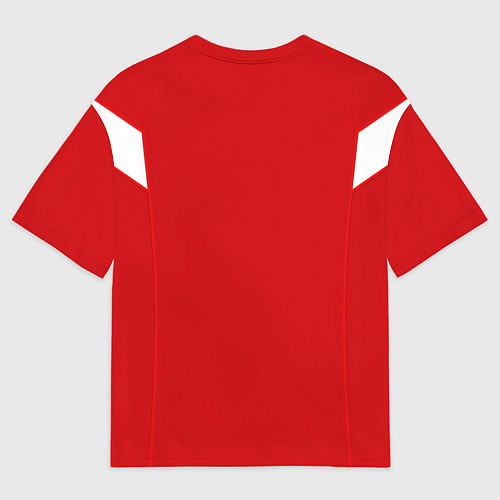 Женская футболка оверсайз СССР - Герб / 3D-принт – фото 2