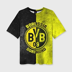 Женская футболка оверсайз Borussia Dortmund