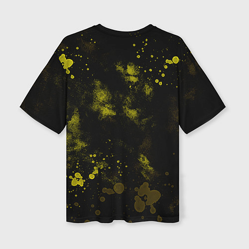 Женская футболка оверсайз Wu-Tang Clan: Yellow / 3D-принт – фото 2