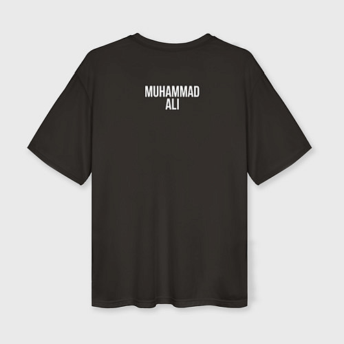Женская футболка оверсайз Мухаммед Али / 3D-принт – фото 2