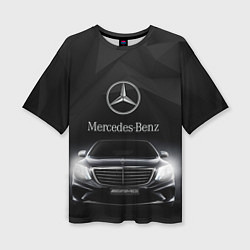 Женская футболка оверсайз Mercedes