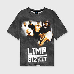 Женская футболка оверсайз Limp Bizkit: Rock in to you