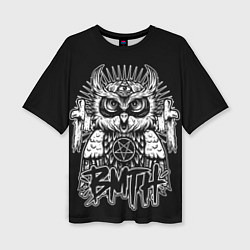 Футболка оверсайз женская BMTH Owl, цвет: 3D-принт