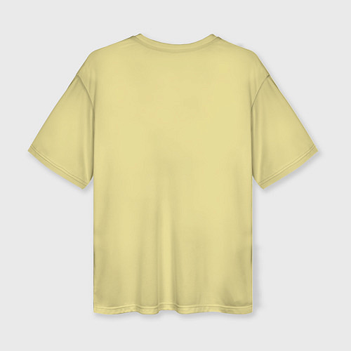 Женская футболка оверсайз Кот / 3D-принт – фото 2