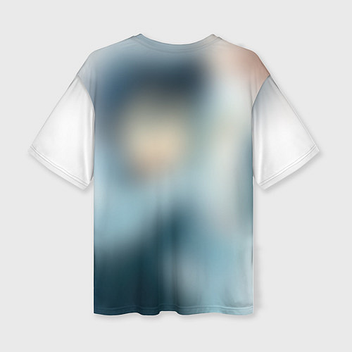 Женская футболка оверсайз Бездомный бог / 3D-принт – фото 2