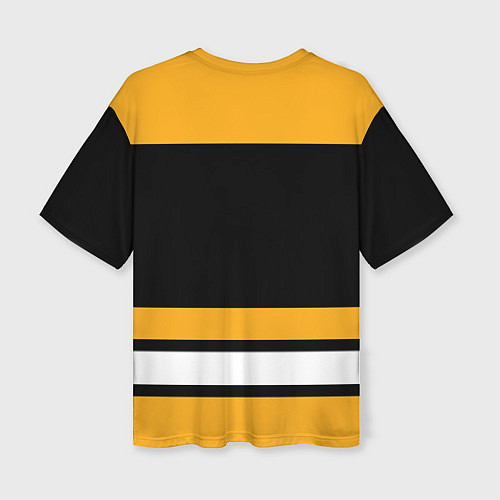 Женская футболка оверсайз Boston Bruins / 3D-принт – фото 2