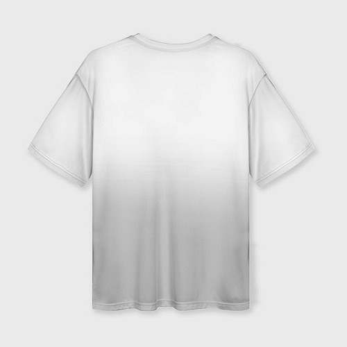 Женская футболка оверсайз Ярость самурая / 3D-принт – фото 2