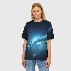 Футболка оверсайз женская Atlantis Nebula, цвет: 3D-принт — фото 2