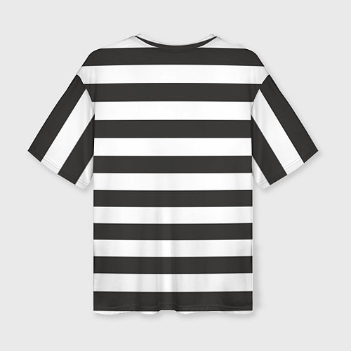 Женская футболка оверсайз Заключенный / 3D-принт – фото 2