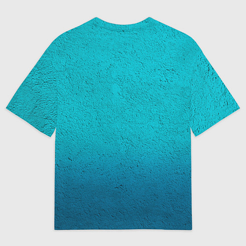 Женская футболка оверсайз Флаг Казахстана / 3D-принт – фото 2