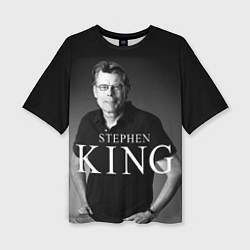 Женская футболка оверсайз Стивен Кинг