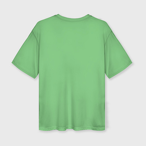 Женская футболка оверсайз Правильное питание / 3D-принт – фото 2