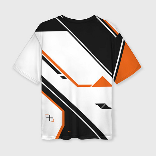 Женская футболка оверсайз CS:GO Asiimov P250 Style / 3D-принт – фото 2
