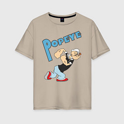 Женская футболка оверсайз Popeye