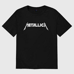 Футболка оверсайз женская Metallica, цвет: черный