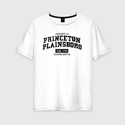 Женская футболка оверсайз Princeton Plainsboro