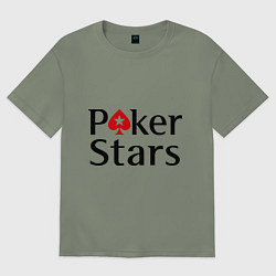 Женская футболка оверсайз Poker Stars