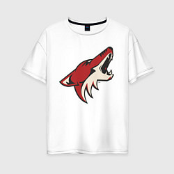 Женская футболка оверсайз Phoenix Coyotes