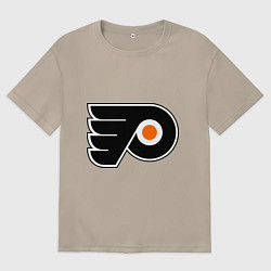 Женская футболка оверсайз Philadelphia Flyers