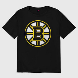 Женская футболка оверсайз Boston Bruins