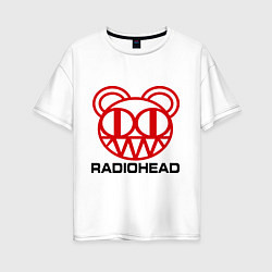 Женская футболка оверсайз Radiohead