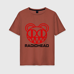 Женская футболка оверсайз Radiohead
