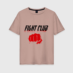 Женская футболка оверсайз Fight Club