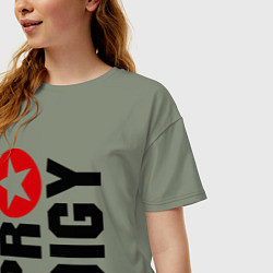 Футболка оверсайз женская Prodigy Star, цвет: авокадо — фото 2