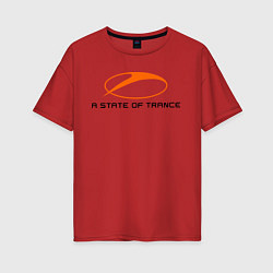 Женская футболка оверсайз A State of Trance