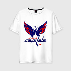 Женская футболка оверсайз Washington Capitals: Ovechkin