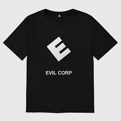 Женская футболка оверсайз Evil corporation