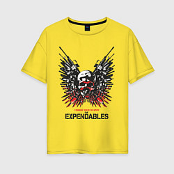 Женская футболка оверсайз Expendables: Choose tour weapon