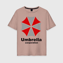 Женская футболка оверсайз Umbrella corporation