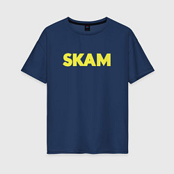 Женская футболка оверсайз Skam