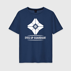 Женская футболка оверсайз Eyes Up Guardian