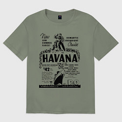 Женская футболка оверсайз Havana Cuba