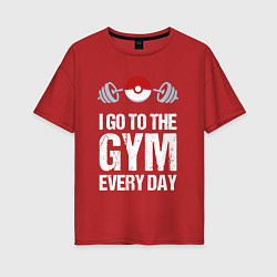 Женская футболка оверсайз Gym Everyday