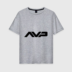 Женская футболка оверсайз AVP: White Style