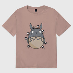 Женская футболка оверсайз Тоторо